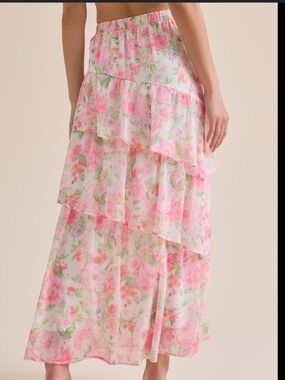 New Altar’d State Kesley Tiered Maxi Skirt
